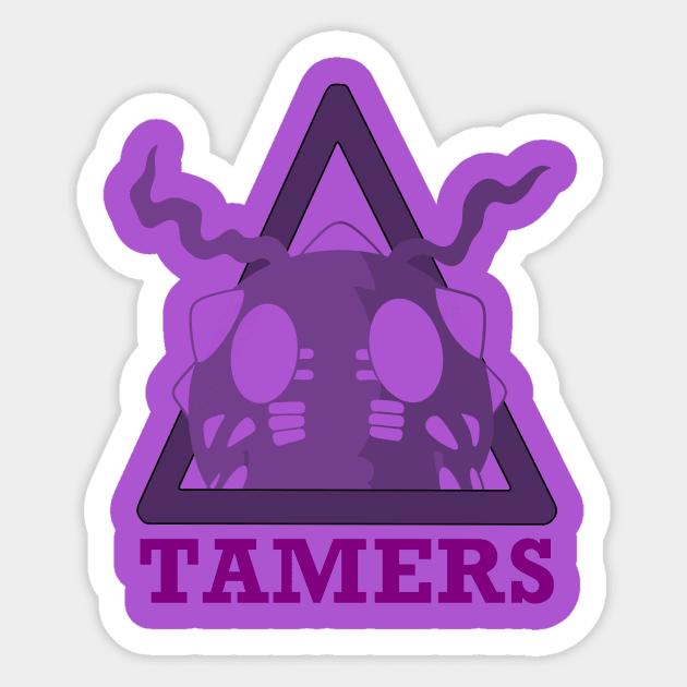 Tentomon Tamers (Purple) Sticker by MEArtworks